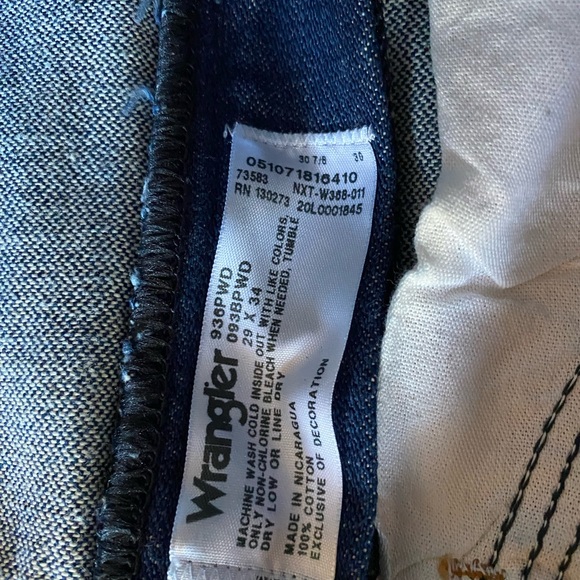 Men’s wranglers size 29x34 - Picture 5 of 5